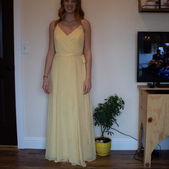 buttercup yellow bridesmaid dresses